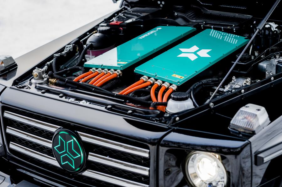 Моторный отсек Mercedes-Benz G-Class Electric by Kreisel 2017 года  (фото 5 из 8)